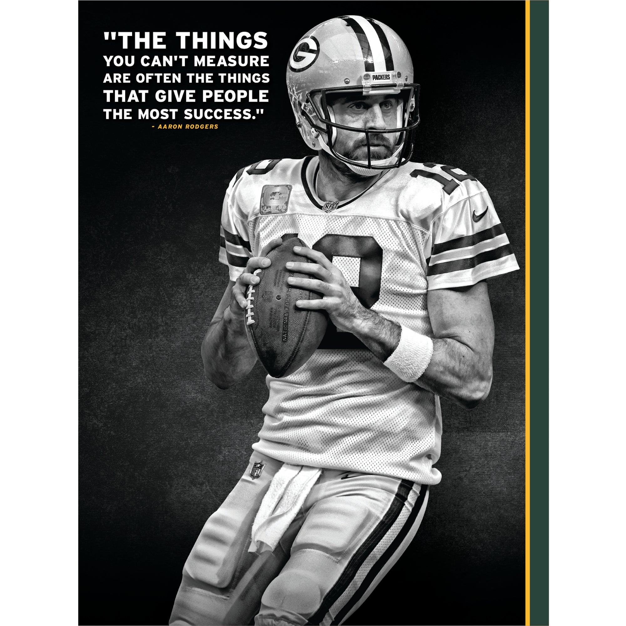 Green Bay Packers: Aaron Rodgers 2022 Inspirational Poster - Officiall –  Fathead