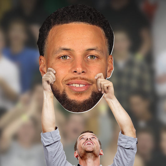 Golden State Warriors: Steph Curry    Foam Core Cutout  - Officially Licensed NBA    Big Head