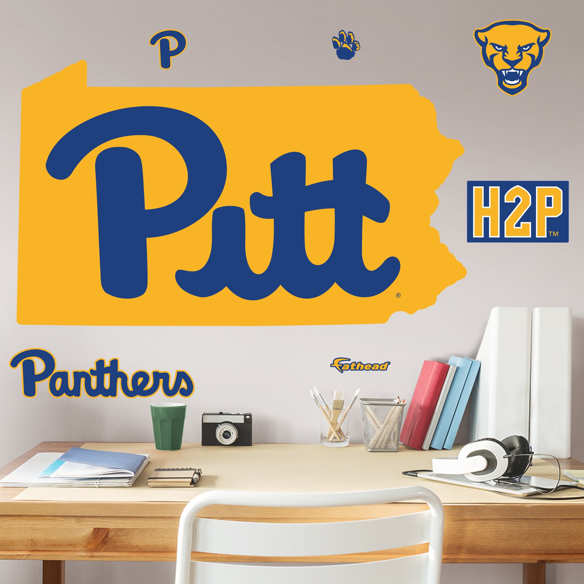 Pittsburgh Steelers: State of Pennsylvania - Officially Licensed NFL  Removable Wall Decal