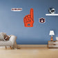 Auburn Tigers:    Foam Finger        - Officially Licensed NCAA Removable     Adhesive Decal