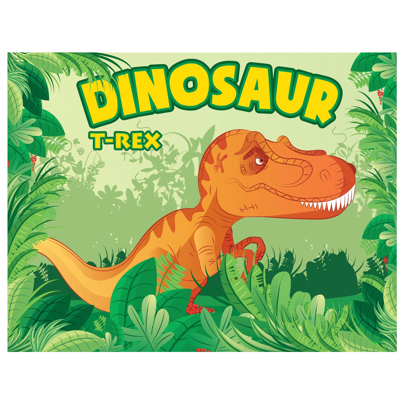 Dinosaurs: Into The Jungle Mural - Removable Wall Adhesive Decal