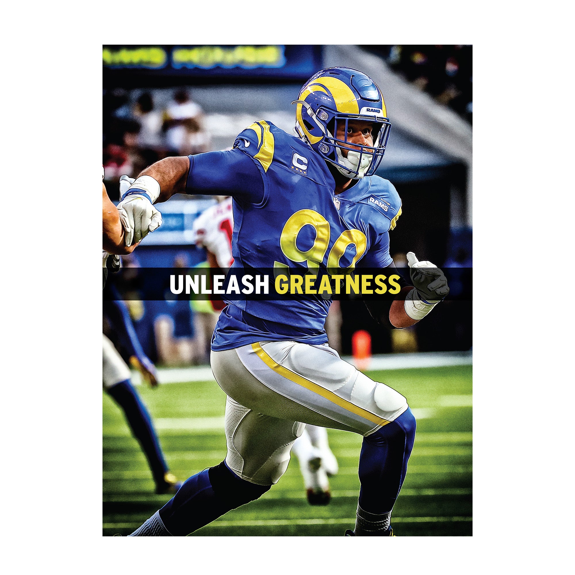 Los Angeles Rams: Aaron Donald 2022 Inspirational Poster