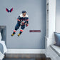 Giant Athlete + 2 Decals NHL fans and Capitals fanatics alike love Alex Ovechkin, the clutch captain from Washington D.C., and now you can bring his skill to life in your own home! Seen here in action on the ice in the striking blue uniform, this durable, bold, and removable wall decal set will make the perfect addition to your bedroom, office, fan room, or any spot in your house! Let's Go Caps!