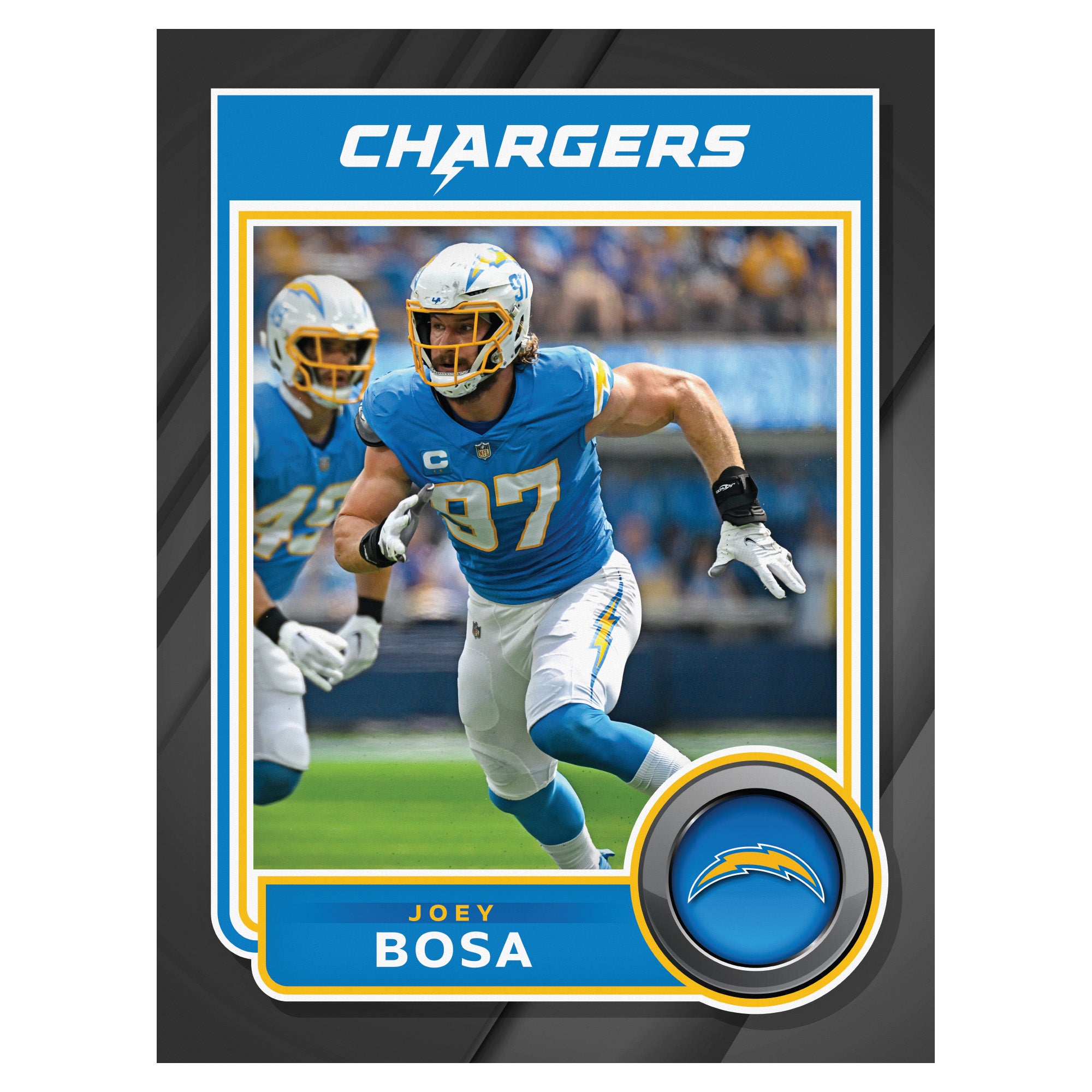 Joey Bosa 2022 Panini Legacy Football NFL Base Card #51 Los Angeles  Chargers