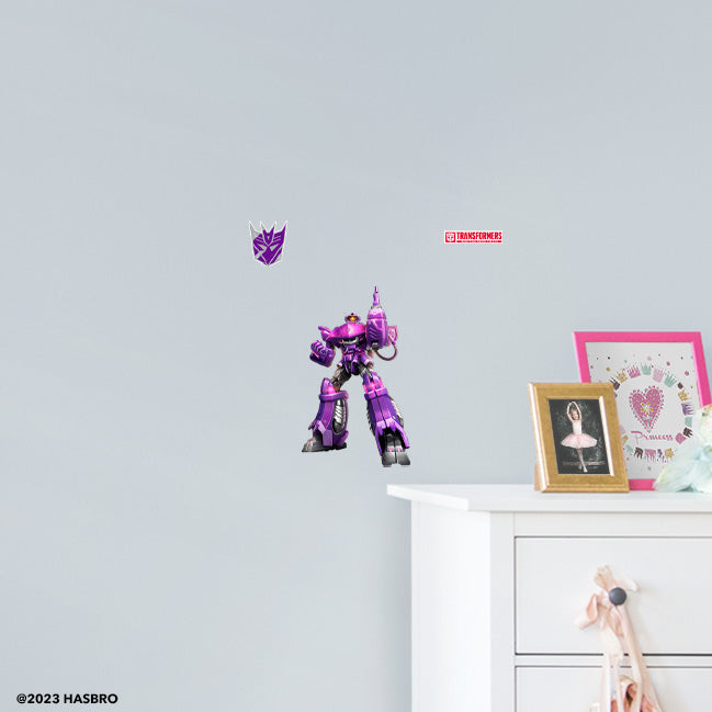 Transformers: Shockwave RealBig - Officially Licensed Hasbro Removable Adhesive Decal