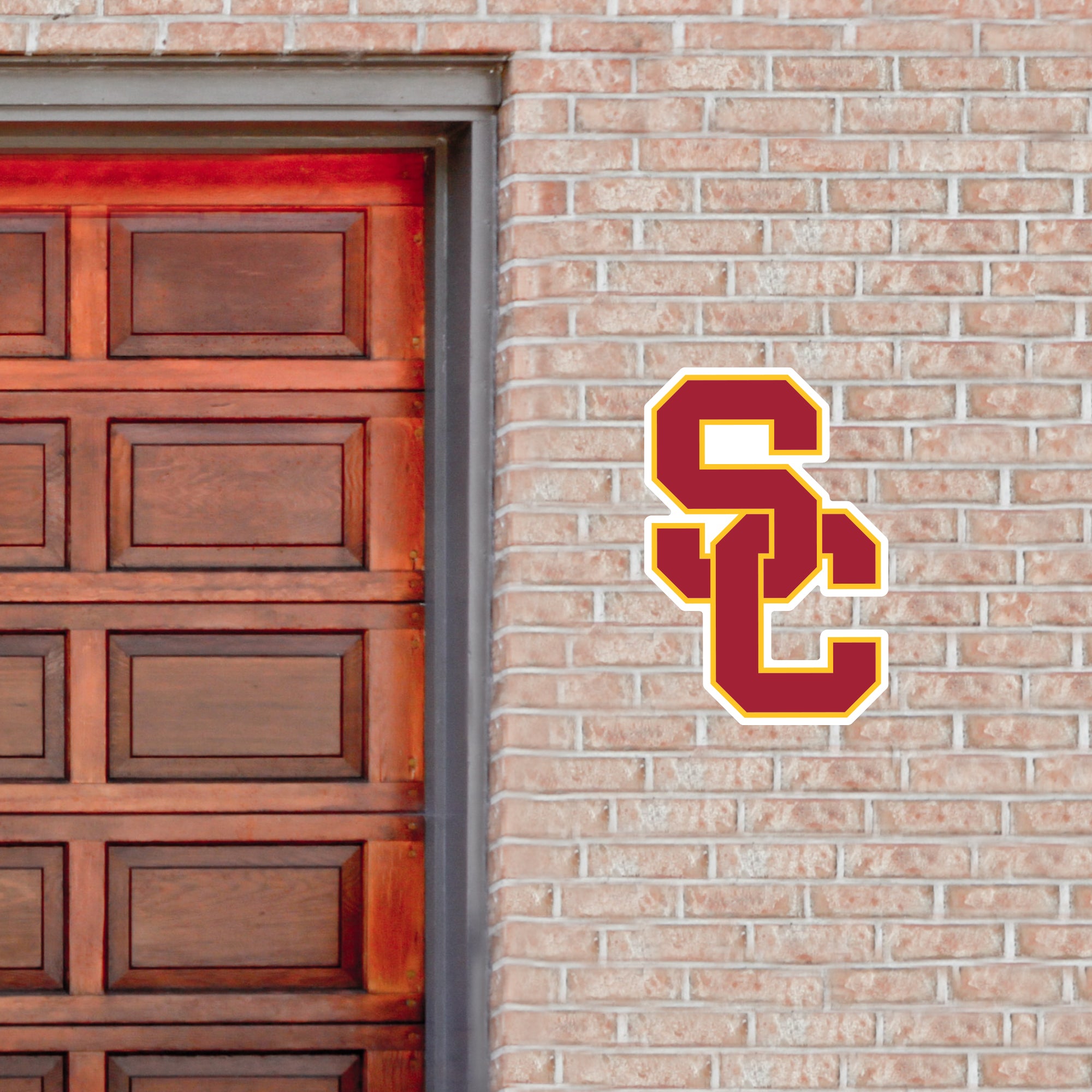Usc Trojans Outdoor Logo Officially Licensed Ncaa Outdoor Graphic Fathead 