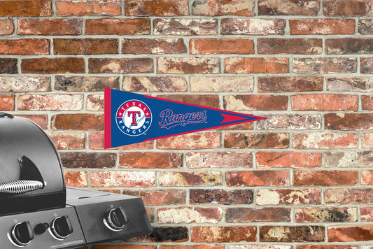 Texas Rangers: Pennant - Officially Licensed MLB Outdoor Graphic