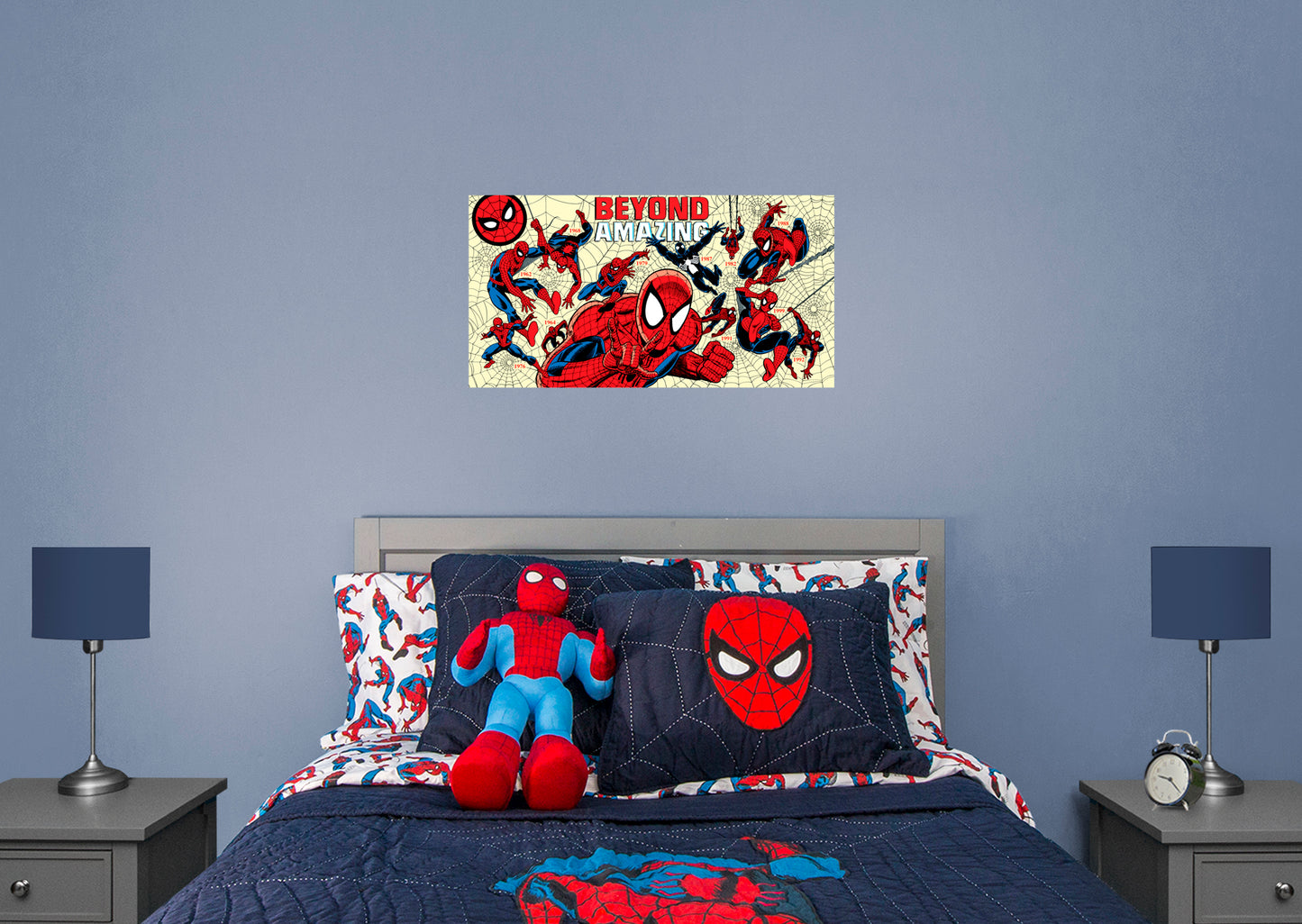 Spider-Man:  Timeline Mural        - Officially Licensed Marvel Removable     Adhesive Decal