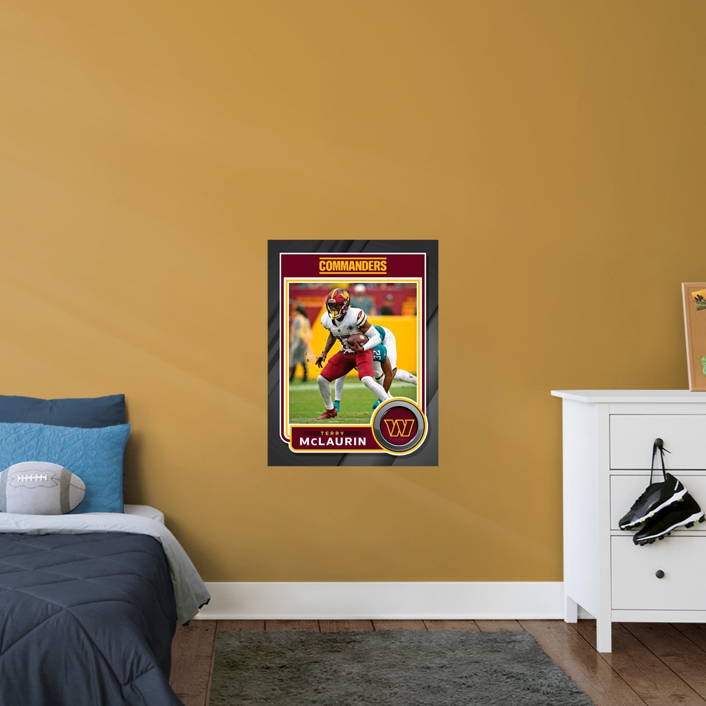 Washington Commanders: Terry McLaurin Poster - Officially Licensed NFL Removable Adhesive Decal
