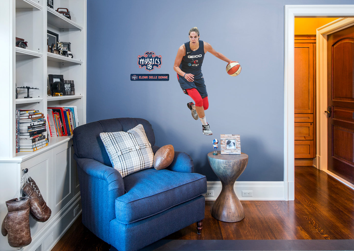 Washington Mystics Elena Delle Donne         - Officially Licensed WNBA Removable Wall   Adhesive Decal
