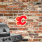 Calgary Flames:   Outdoor Logo        - Officially Licensed NHL    Outdoor Graphic