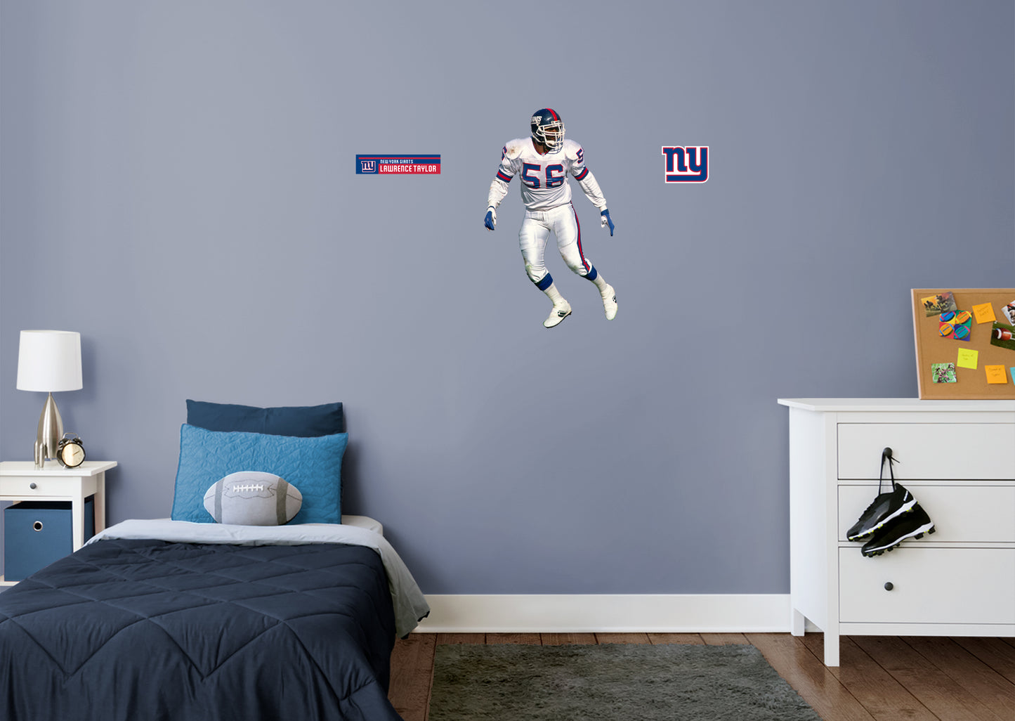 New York Giants: Lawrence Taylor  Legend        - Officially Licensed NFL Removable Wall   Adhesive Decal
