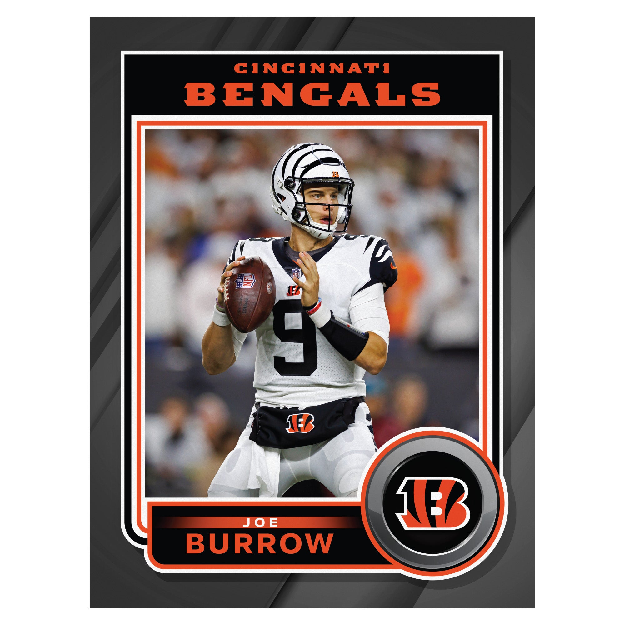 Cincinnati Bengals: Joe Burrow 2022 Poster - Officially Licensed NFL R