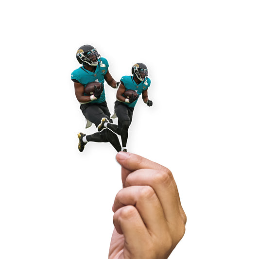 Jacksonville Jaguars: Travis Etienne Jr.  Minis        - Officially Licensed NFL Removable     Adhesive Decal