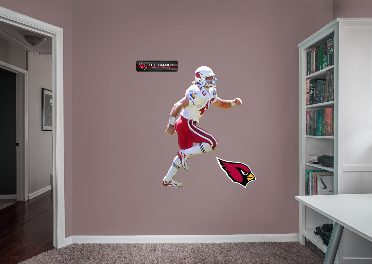 Arizona Cardinals: Pat Tillman  Legend        - Officially Licensed NFL Removable Wall   Adhesive Decal