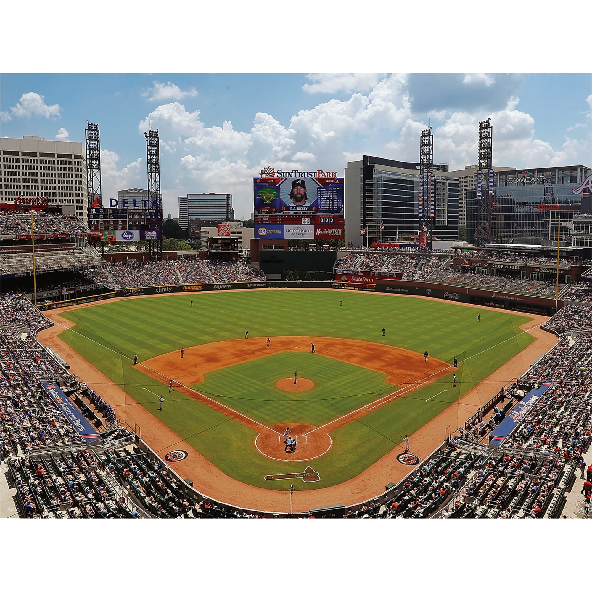 Atlanta Braves: SunTrust Park Stadium Mural - Officially Licensed MLB