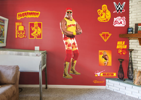 Hulk Hogan         - Officially Licensed WWE Removable Wall   Adhesive Decal