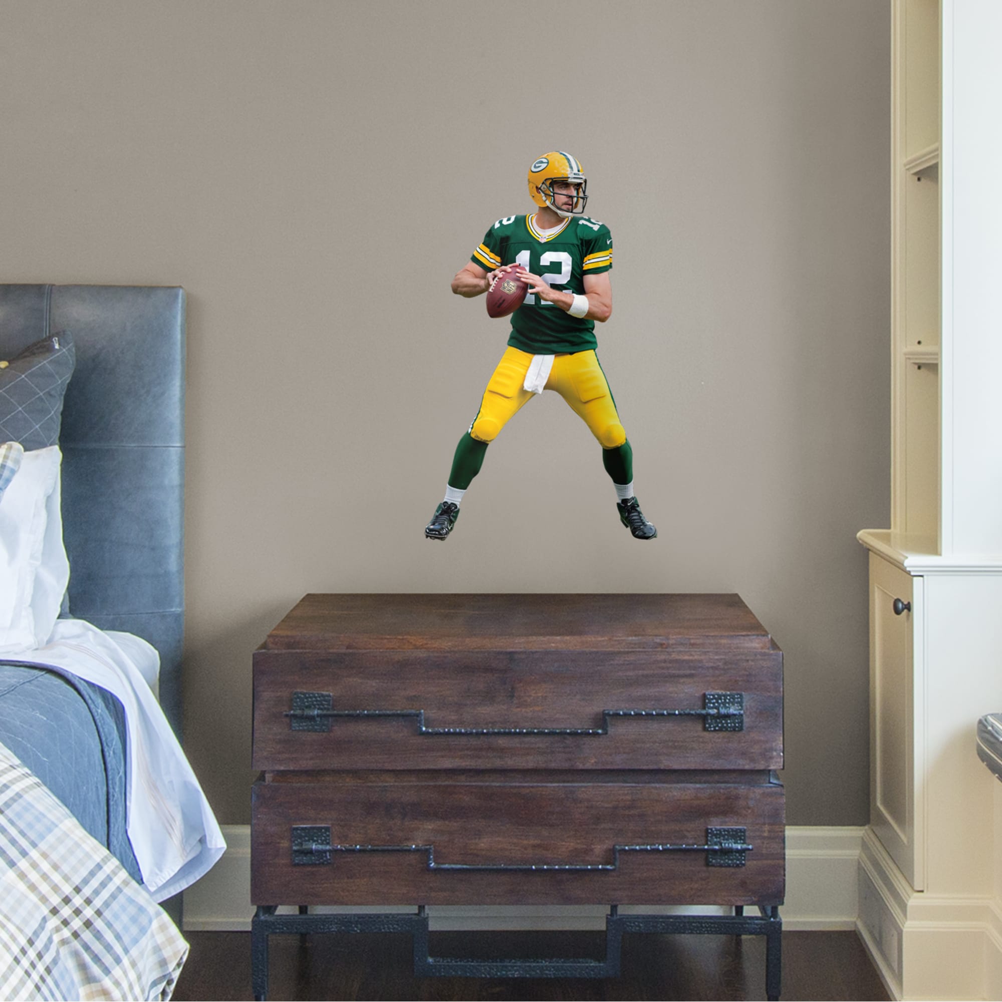 Fathead Aaron Rodgers Green Bay Packers Mini Stand Out