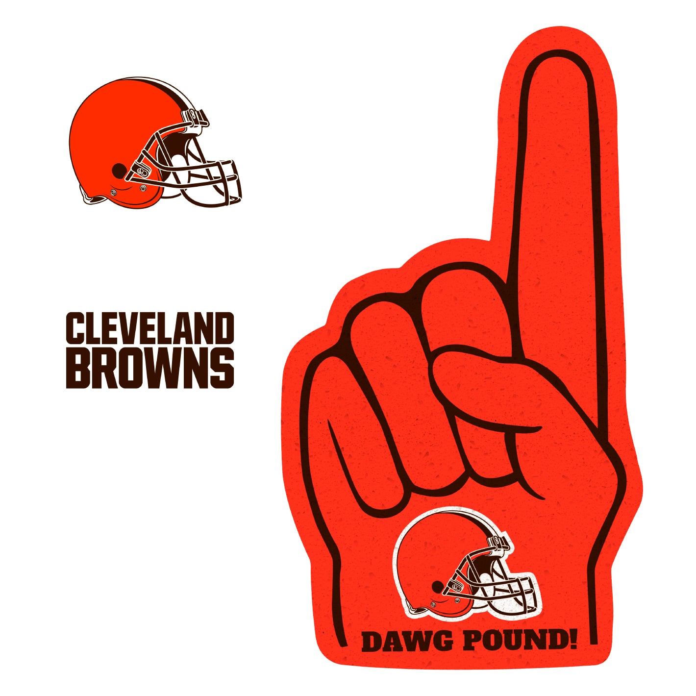 : Cleveland Browns Dawg Pound Flag : Sports & Outdoors