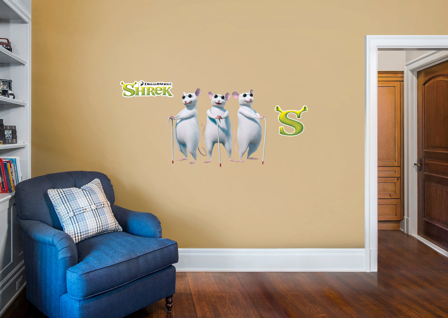 Shrek: Mice RealBig - Officially Licensed NBC Universal Removable Adhesive Decal