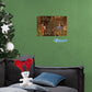 Christmas:  Tree in the City Poster        -   Removable     Adhesive Decal