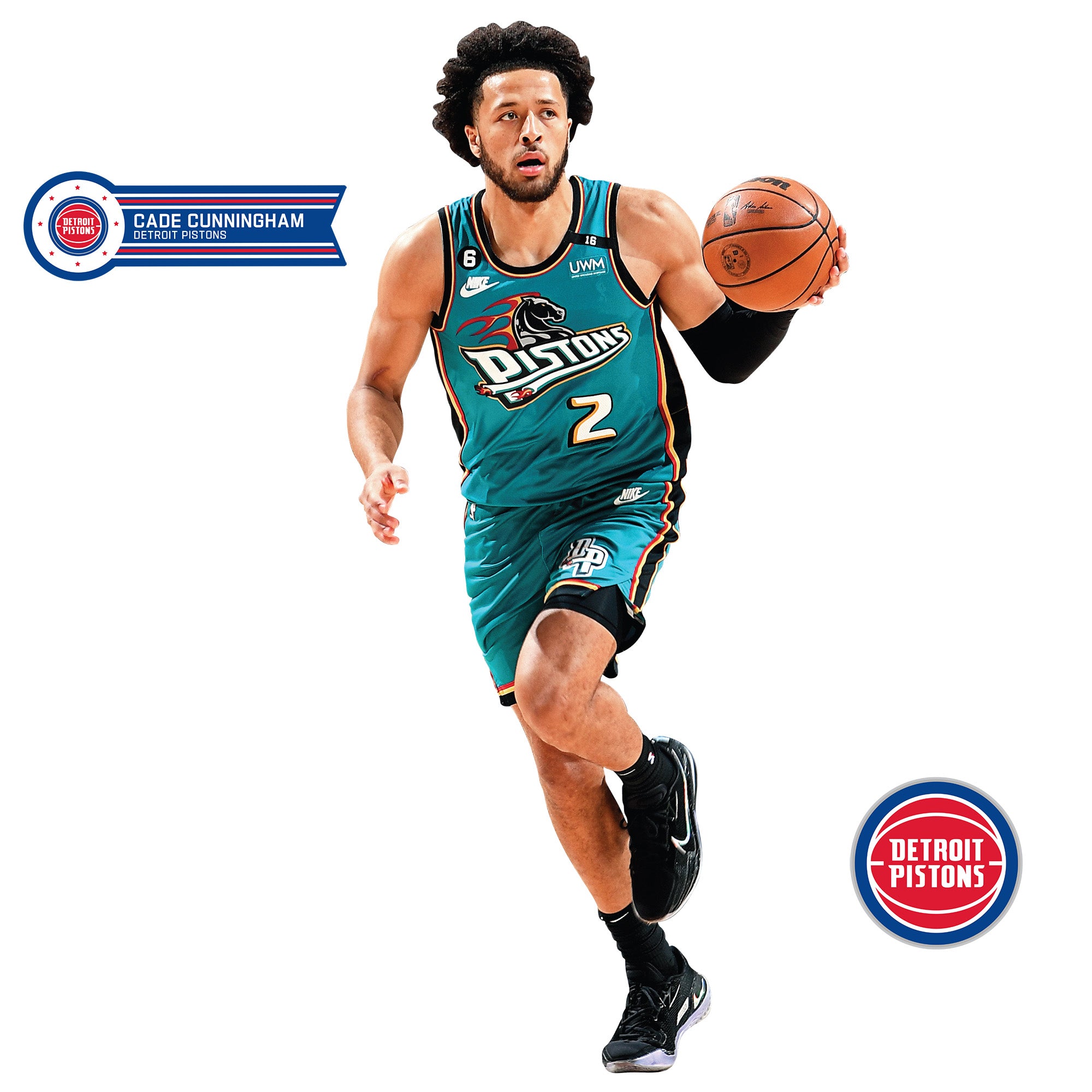 Detroit Pistons: Cade Cunningham 2022 City Jersey - Officially License –  Fathead