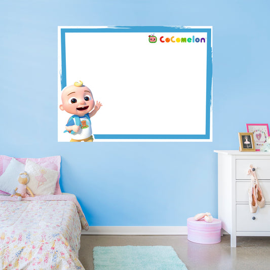 JJ Dry Erase        - Officially Licensed CoComelon Removable     Adhesive Decal
