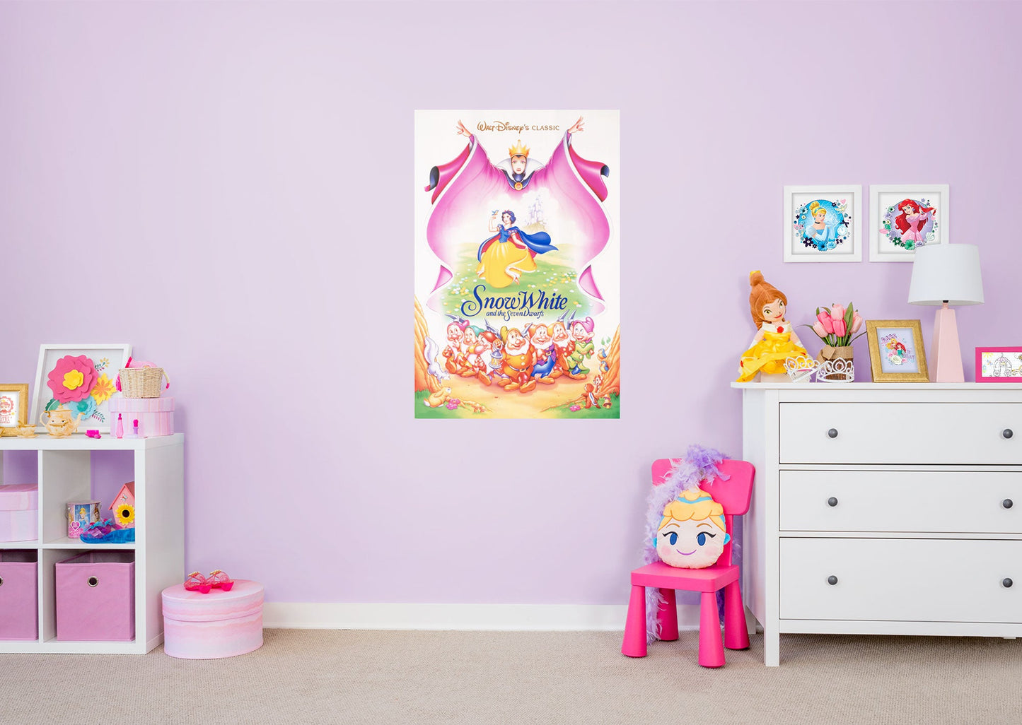 Snow White:  Movie Poster Mural        - Officially Licensed Disney Removable Wall   Adhesive Decal