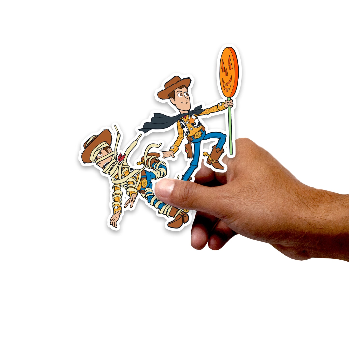Sheet of 4 -Toy Story: Woody Minis        - Officially Licensed Disney Removable Wall   Adhesive Decal