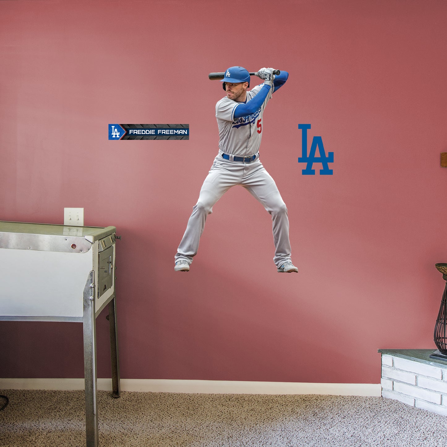 Los Angeles Dodgers: Freddie Freeman - Officially Licensed MLB Removable Adhesive Decal