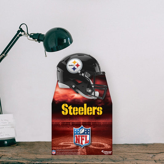 Pittsburgh Steelers:   Helmet  Mini   Cardstock Cutout  - Officially Licensed NFL    Stand Out