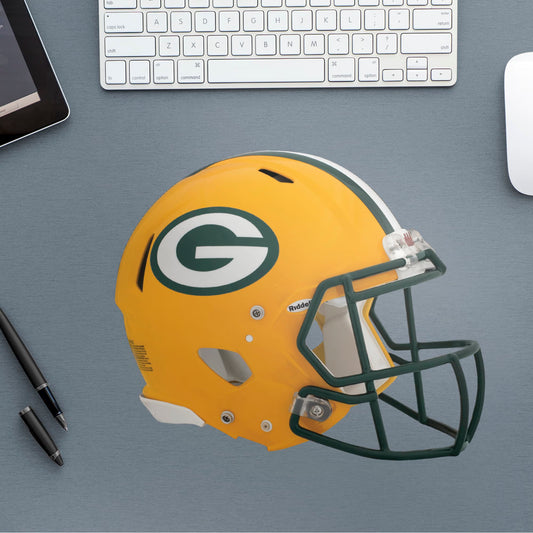 Green Bay Packers:  Helmet        - Officially Licensed NFL Removable Wall   Adhesive Decal
