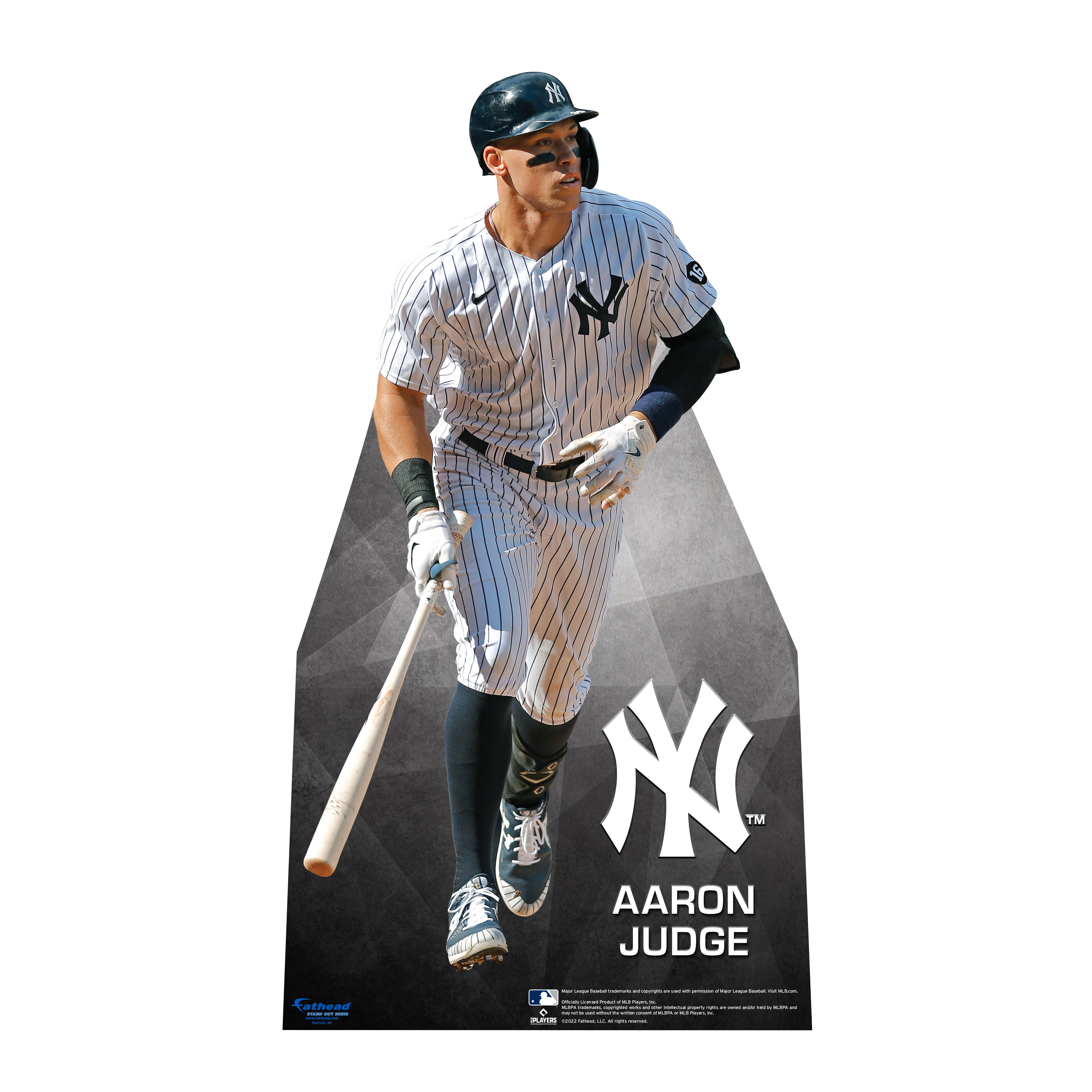 Fathead Aaron Judge New York Yankees Swing Life Size Removable Wall Decal