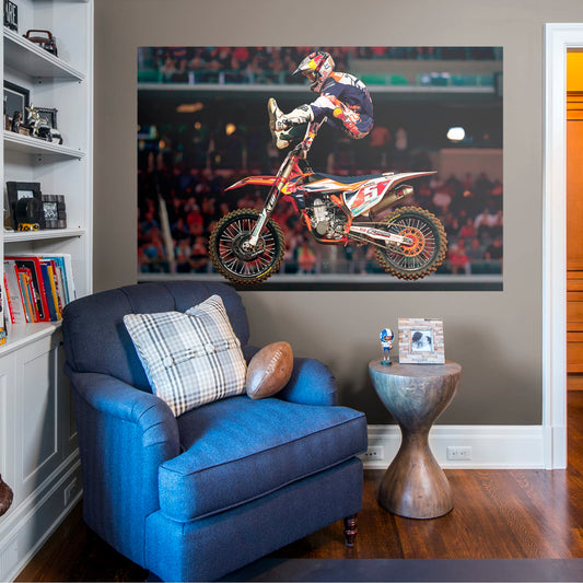 Ryan Dungey Mural        - Officially Licensed Ryan Dungey Removable Wall   Adhesive Decal
