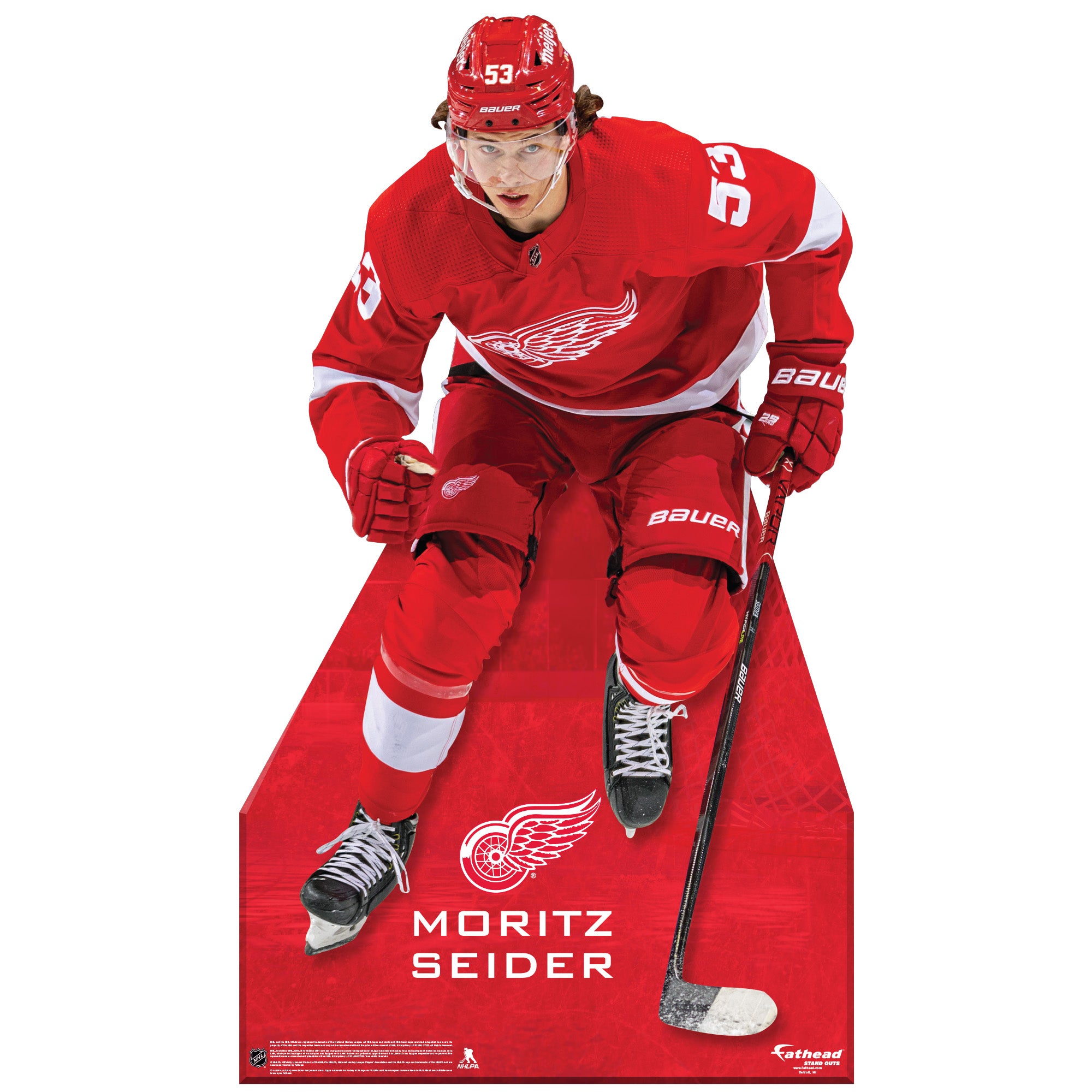 Lids Moritz Seider Detroit Red Wings Fanatics Authentic 10.5 x 13  Sublimated Player Plaque