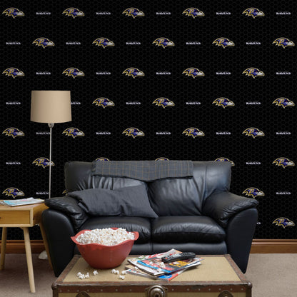 Baltimore Ravens:          - Officially Licensed NFL  Peel & Stick Wallpaper