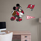 Tampa Bay Buccaneers: Mickey Mouse - Officially Licensed NFL Removable Adhesive Decal