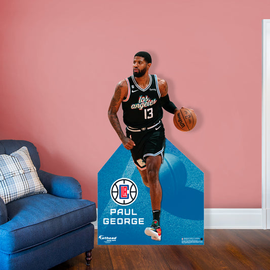Los Angeles Clippers: Paul George Life-Size Foam Core Cutout - Officially Licensed NBA Stand Out