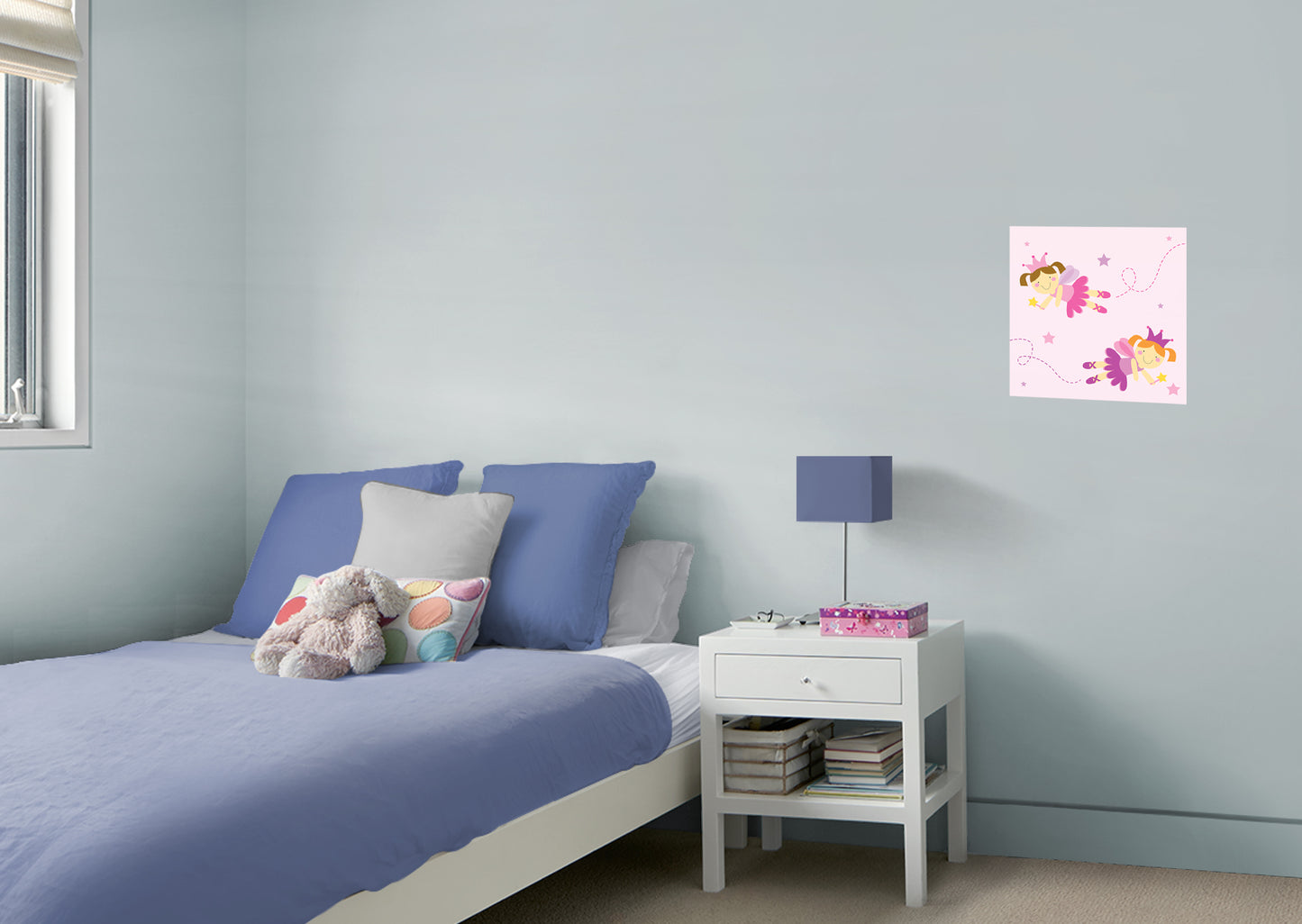 Nursery:  Flying Mural        -   Removable Wall   Adhesive Decal