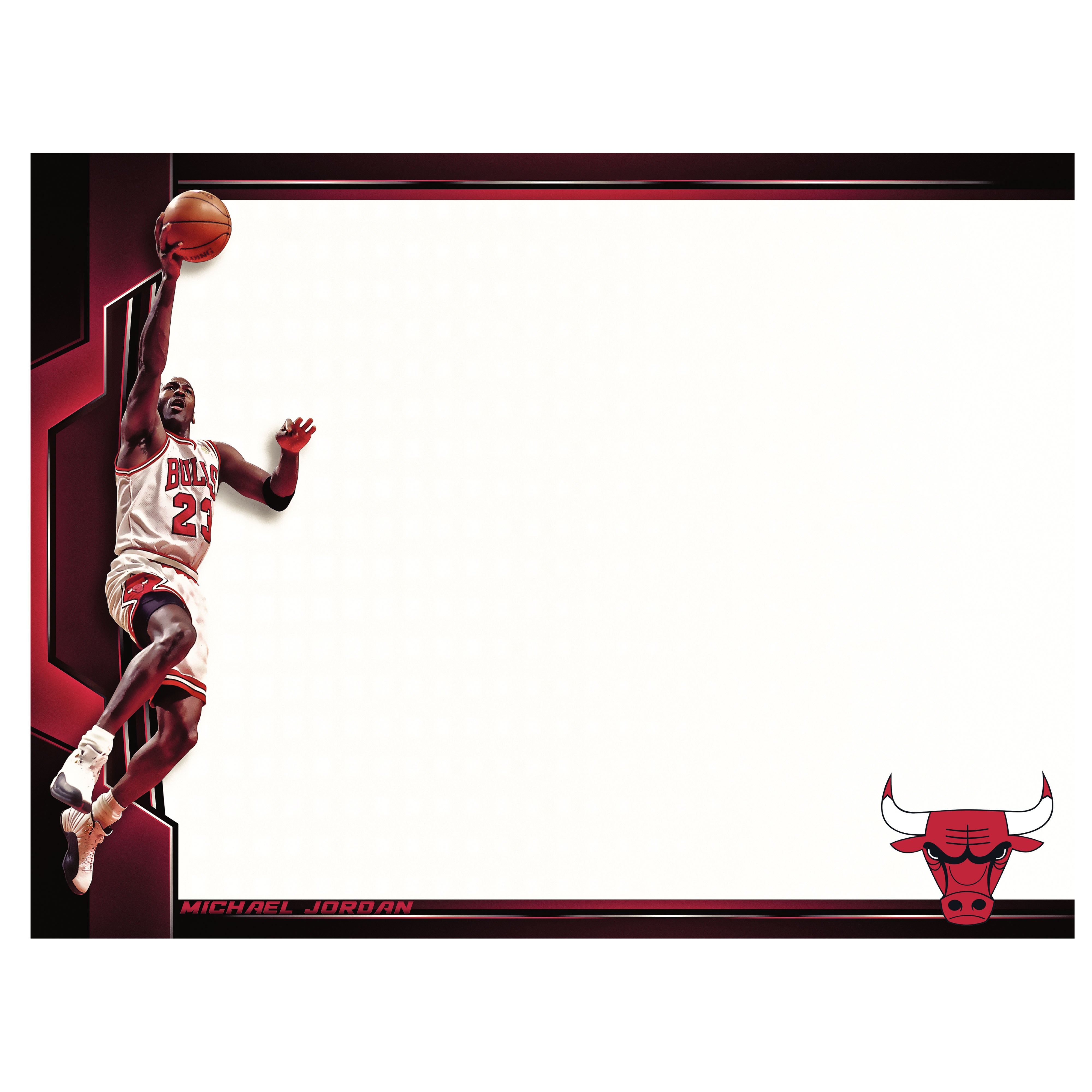 Chicago Bulls: Michael Jordan Air Poster - Officially Licensed NBA Rem –  Fathead
