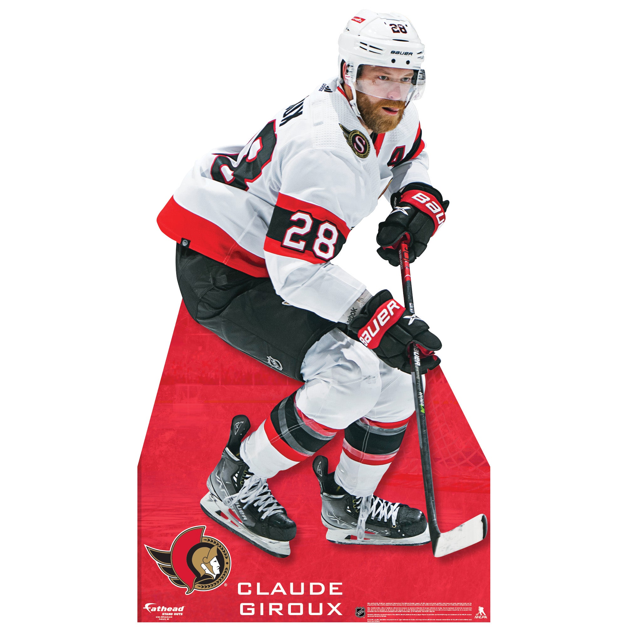 Ottawa Senators: Claude Giroux 2022 - Officially Licensed NHL Removable  Adhesive Decal