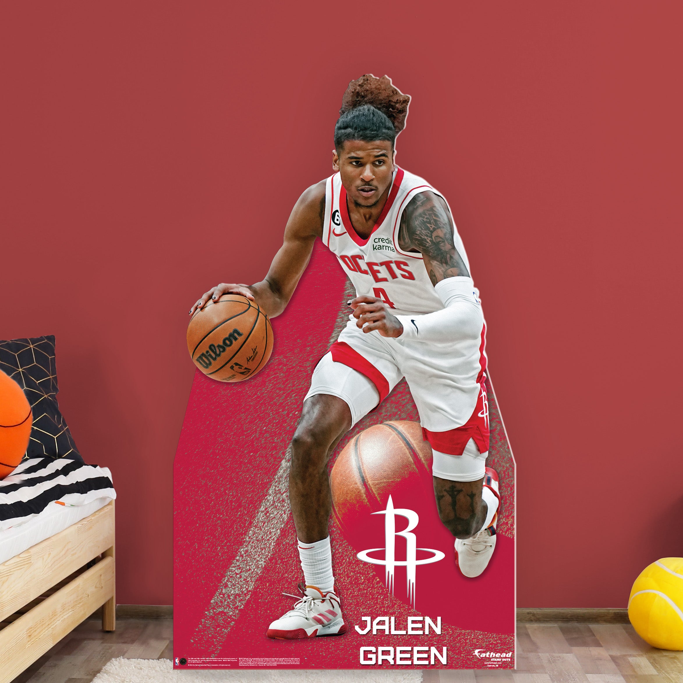 Houston Rockets: Jalen Green 2021 - Officially Licensed NBA Removable