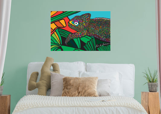 Dream Big Art:  Camaleon Mural        - Officially Licensed Juan de Lascurain Removable Wall   Adhesive Decal
