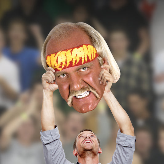 Hulk Hogan Foam Core Cutout - Officially Licensed WWE Big Head