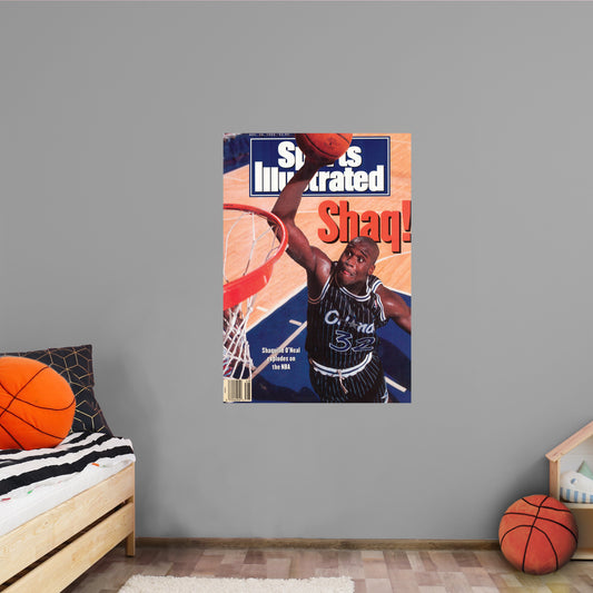 Orlando Magic: Shaquille O'Neal November 1992 Sports Illustrated Cover - Officially Licensed NBA Removable Adhesive Decal