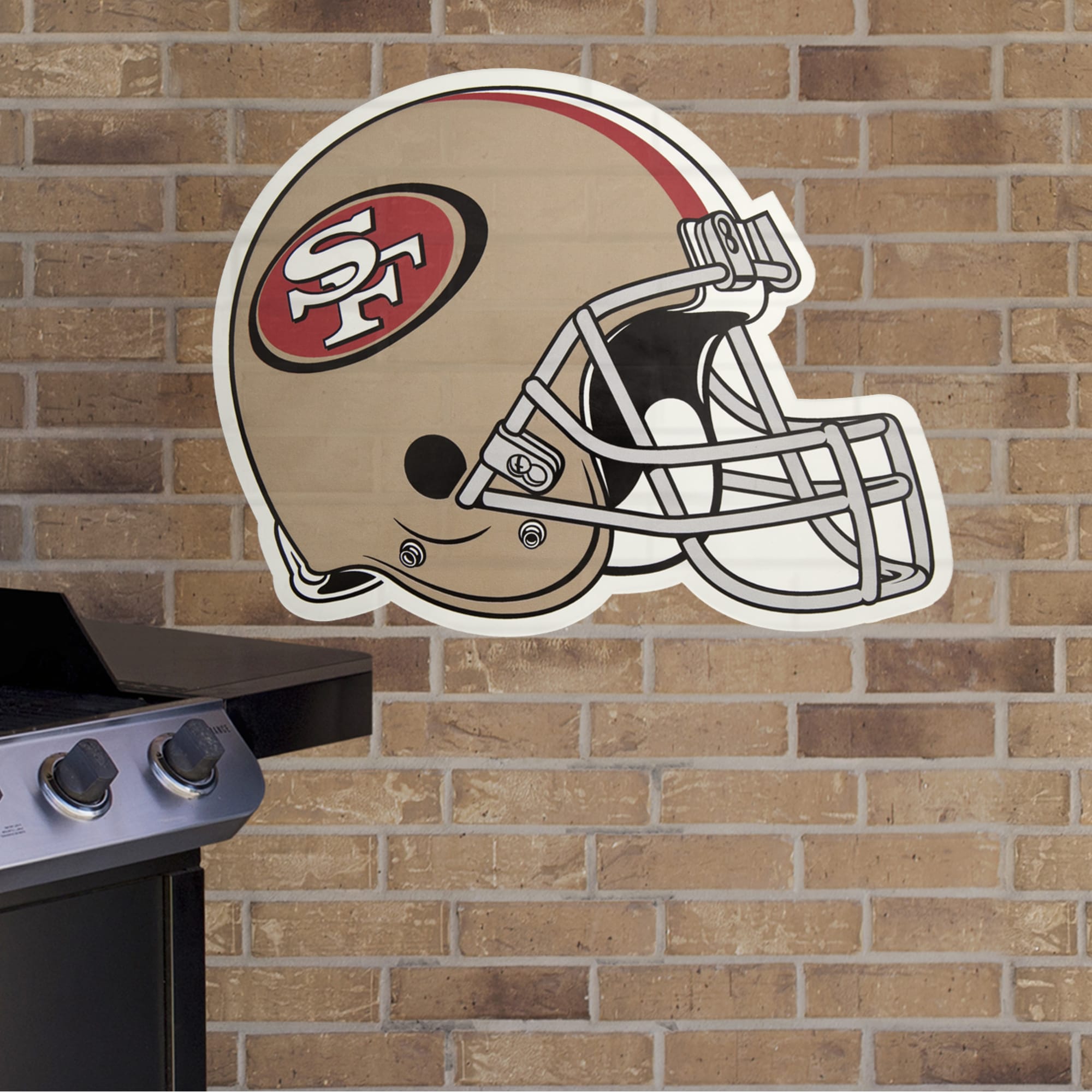 San Francisco 49ers: 2022 Helmet Life-Size Foam Core Cutout - Official –  Fathead