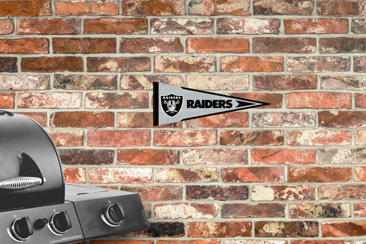 Las Vegas Raiders:  Alumigraphic Pennant        - Officially Licensed NFL    Outdoor Graphic