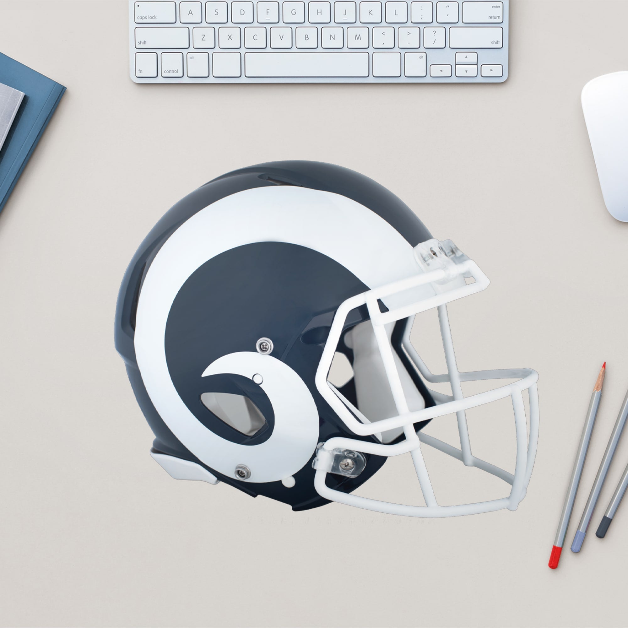 Los Angeles Rams LED Wall Helmet