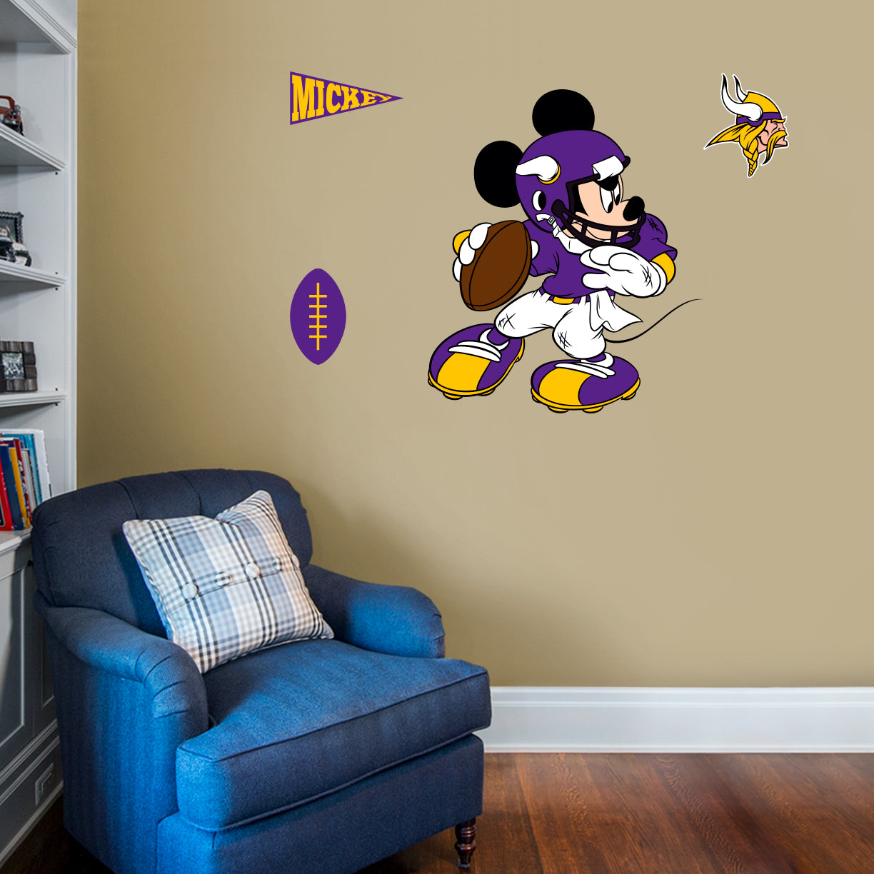 Vikings Kids Newest Minnesota Fan Mickey Shirt Personalized 