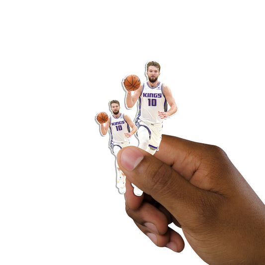 Sheet of 5 -Sacramento Kings: Domantas Sabonis Player Minis - Officially Licensed NBA Removable Adhesive Decal